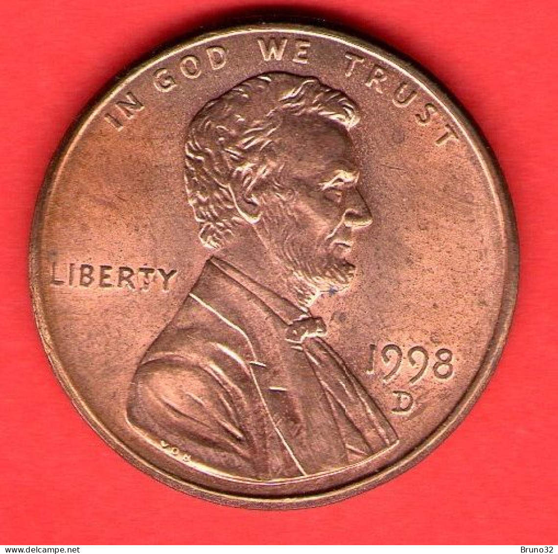 USA - United States - Stati Uniti - 1998 D - 1 Cent - QFDC/aUNC - Come Da Foto - 1959-…: Lincoln, Memorial Reverse