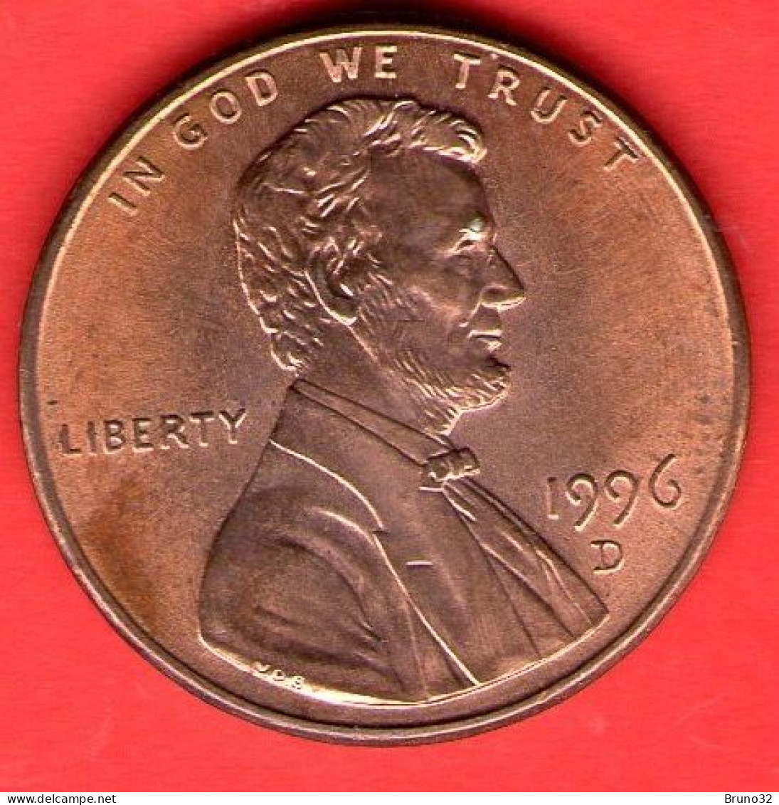 USA - United States - Stati Uniti - 1996 D - 1 Cent - QFDC/aUNC - Come Da Foto - 1959-…: Lincoln, Memorial Reverse