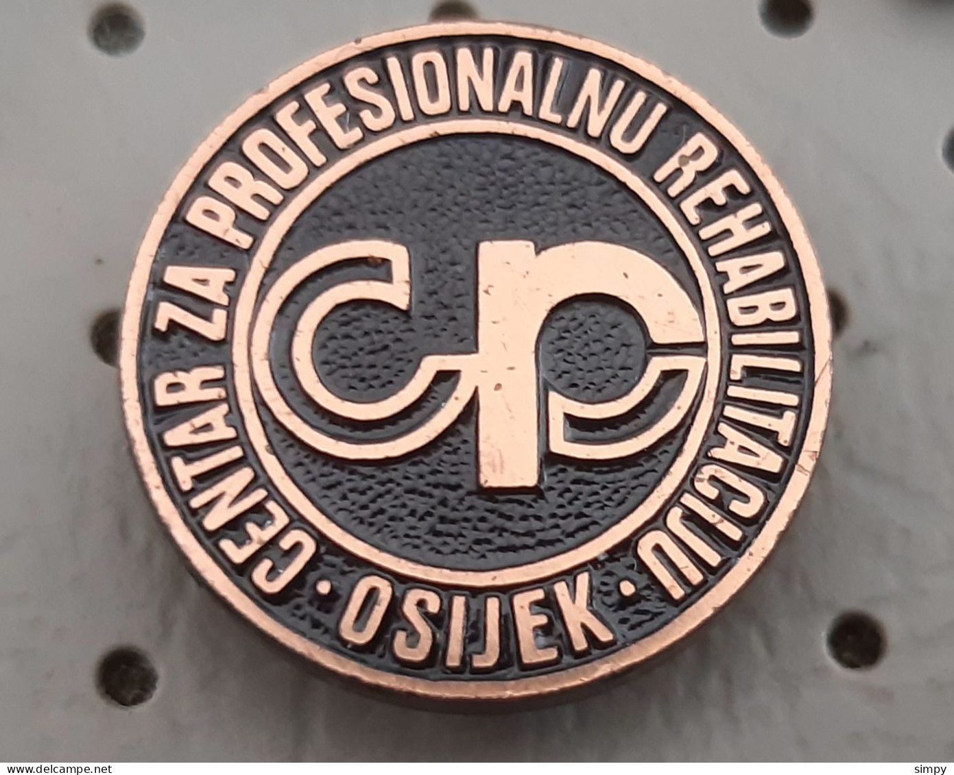 CP Osijek Center For Professional Rehabilitation Medical Croatia Ex Yugoslavia Pins - Geneeskunde