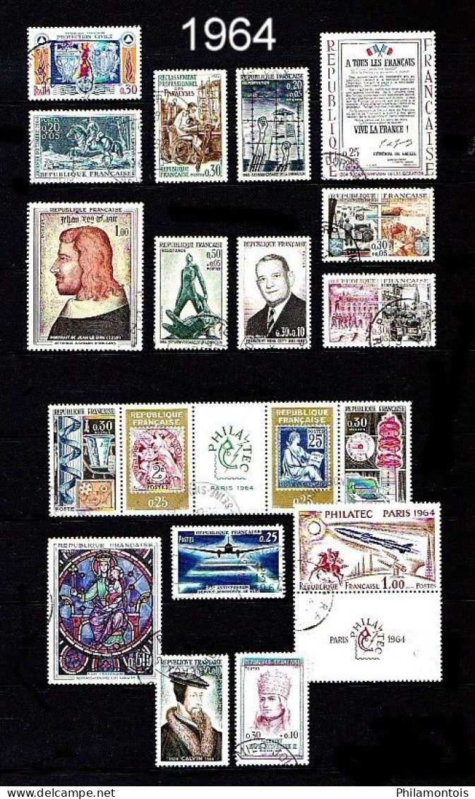 FRANCE - Année Complète 1964 - N° 1404 à 1434 - Oblitérés - Très Beaux - 1960-1969