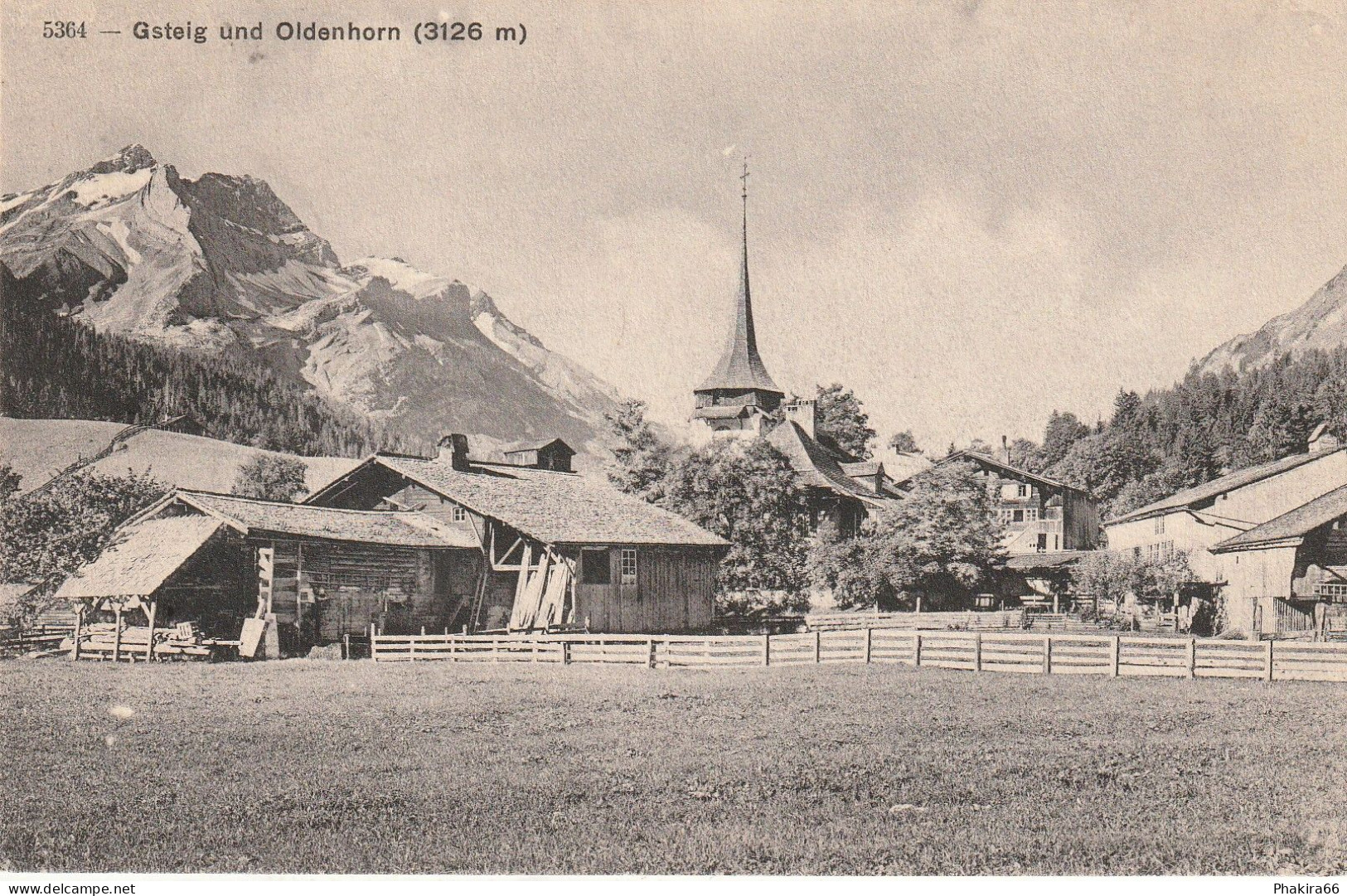 GSTEIG MIT OLDENHORN - Gsteig Bei Gstaad