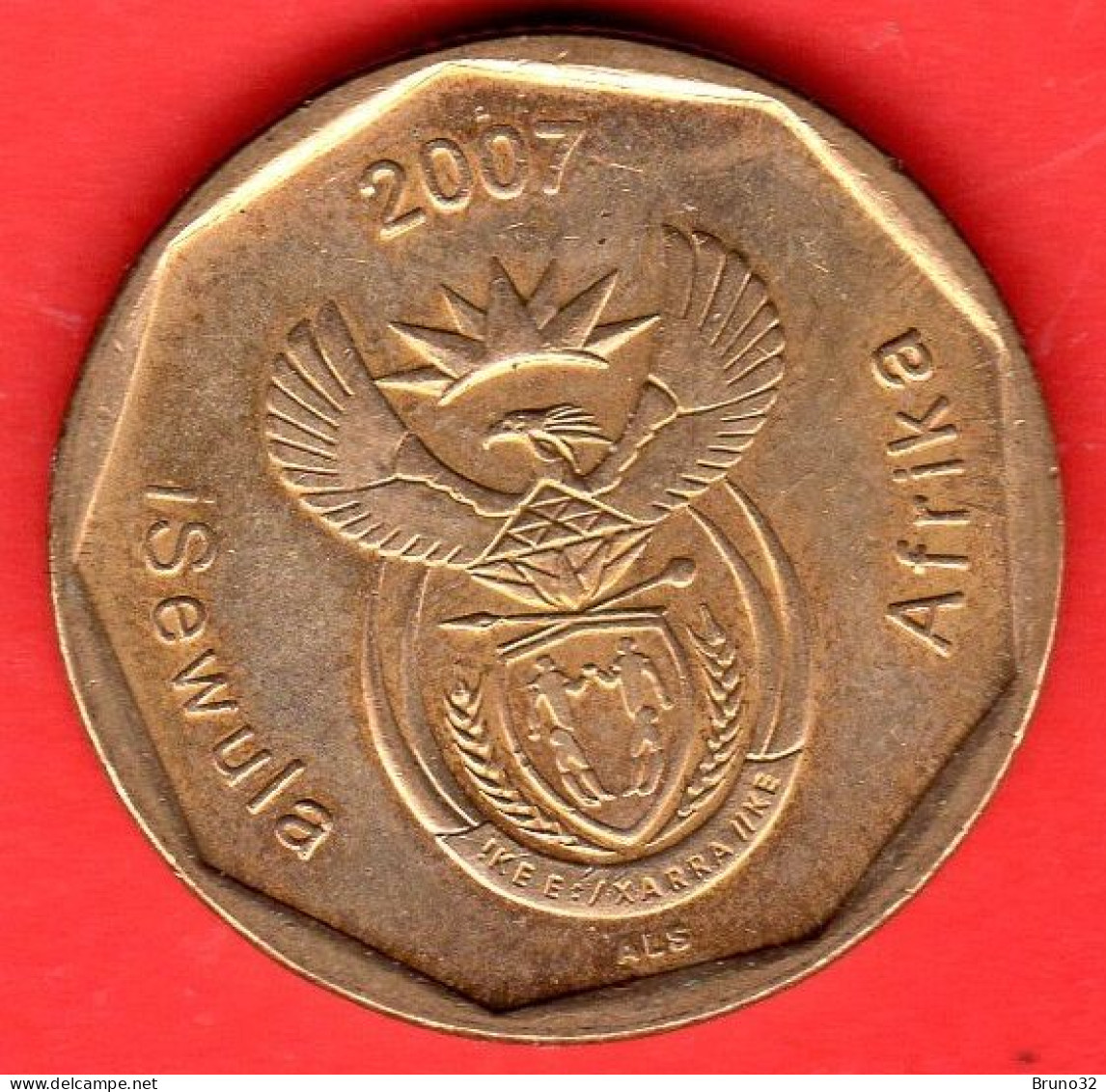 Sud Africa - South Africa - Suid Afrika - 2007 - 50 Cents - QFDC/aUNC - Come Da Foto - South Africa