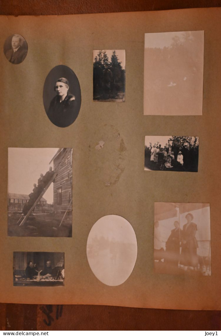 Norvège, Planches photos famille de Norvège,Finlande? albuminé, début 20ème siècle,90 photos