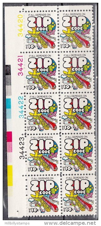 United States    Scott No.   1511     Mnh     Year 1973     Plate  Number Block - Unused Stamps