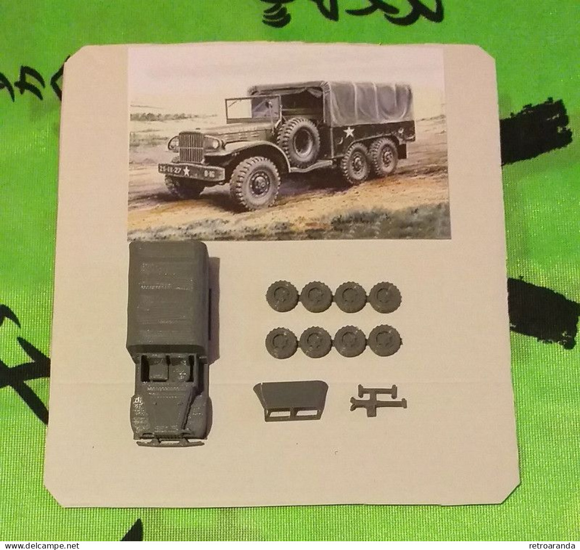 Kit Maqueta Para Montar Y Pintar - Vehículo Militar - Dodge Wc 62 . WWII. - Militär