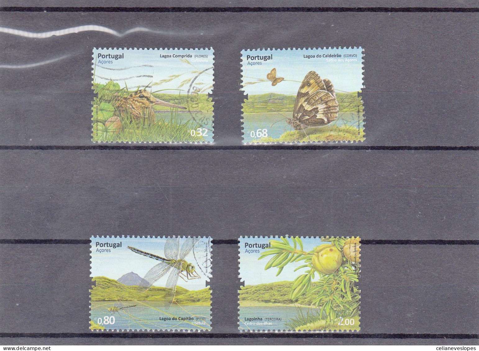 Portugal, Lagoas Dos Açores, 2009, Mundifil Nº 3815 A 3818 Used - Used Stamps