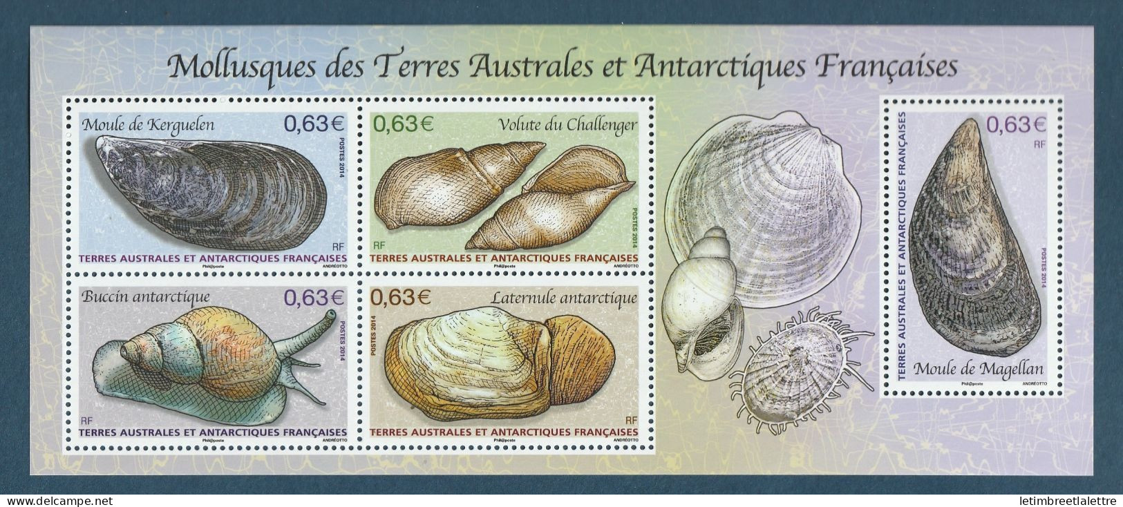 TAAF - YT N° F 697 à 701 ** - Neuf Sans Charnière - 2014 - Unused Stamps