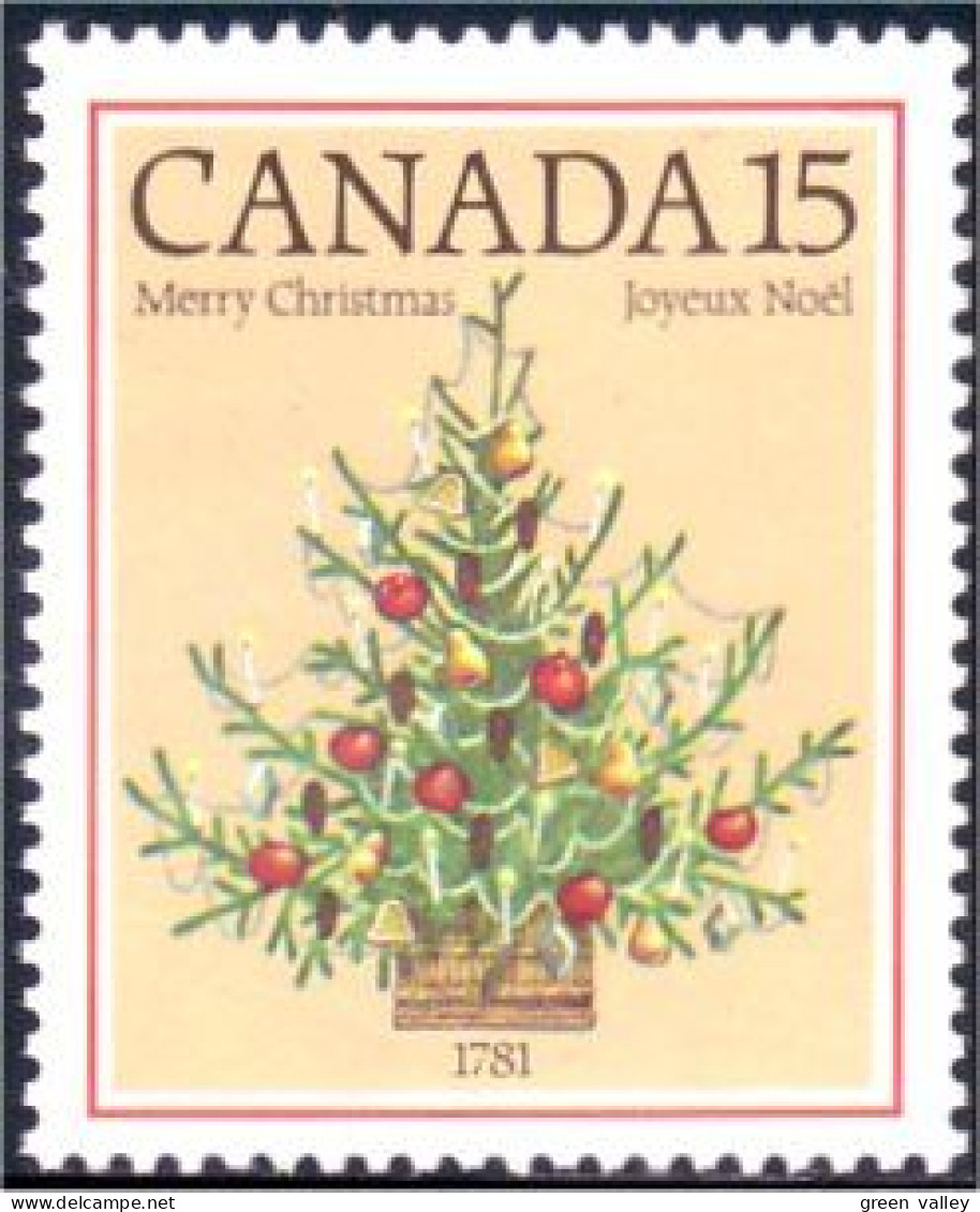 (C09-00a) Canada Sapin Noel 1781 Christmas Tree MNH ** Neuf SC - Neufs