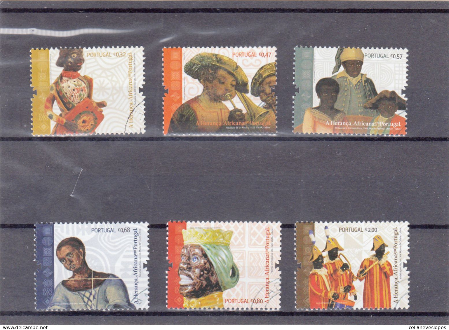 Portugal, A Herança Africana Em Portugal, 2009, Mundifil Nº 3828 A 3833 Used - Gebruikt