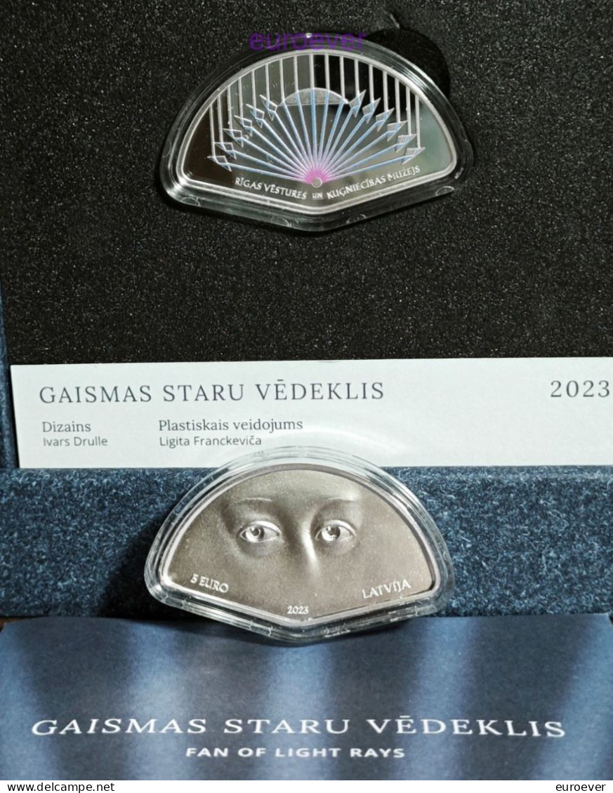 5 Euro Gedenkmünze 2023 Lettland / Latvia - Museum Geschichte Rigas Und Der Schifffahrt - Silber In Farbe - Lettonie