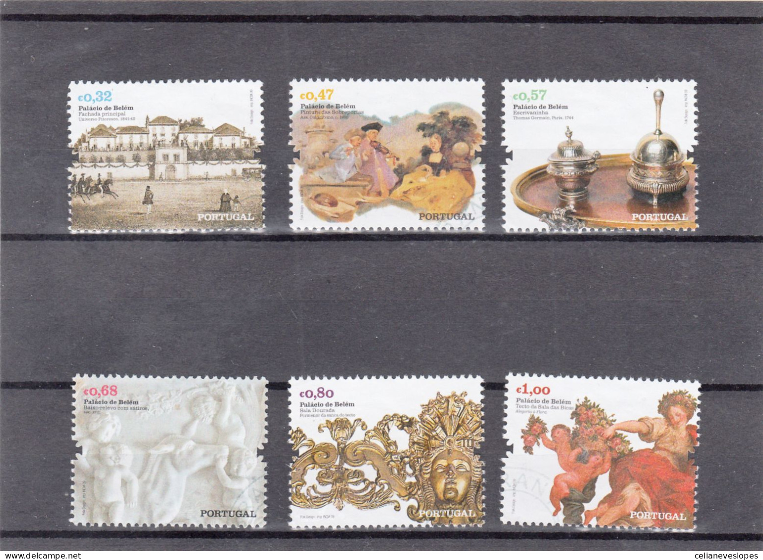Portugal, Palácio De Belém, 2009, Mundifil Nº 3881 A 3886 Used - Used Stamps