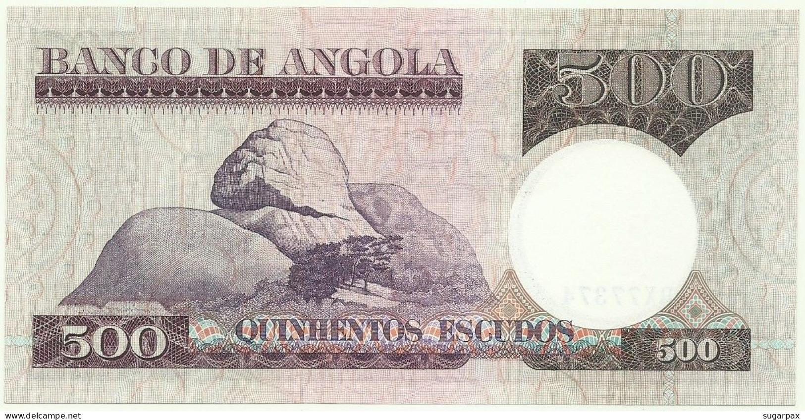 Angola - 4 X 500 Escudos Consecutive - 10.6.1973 - Pick: 107 - Serie BX - Luiz De Camões - PORTUGAL - Angola