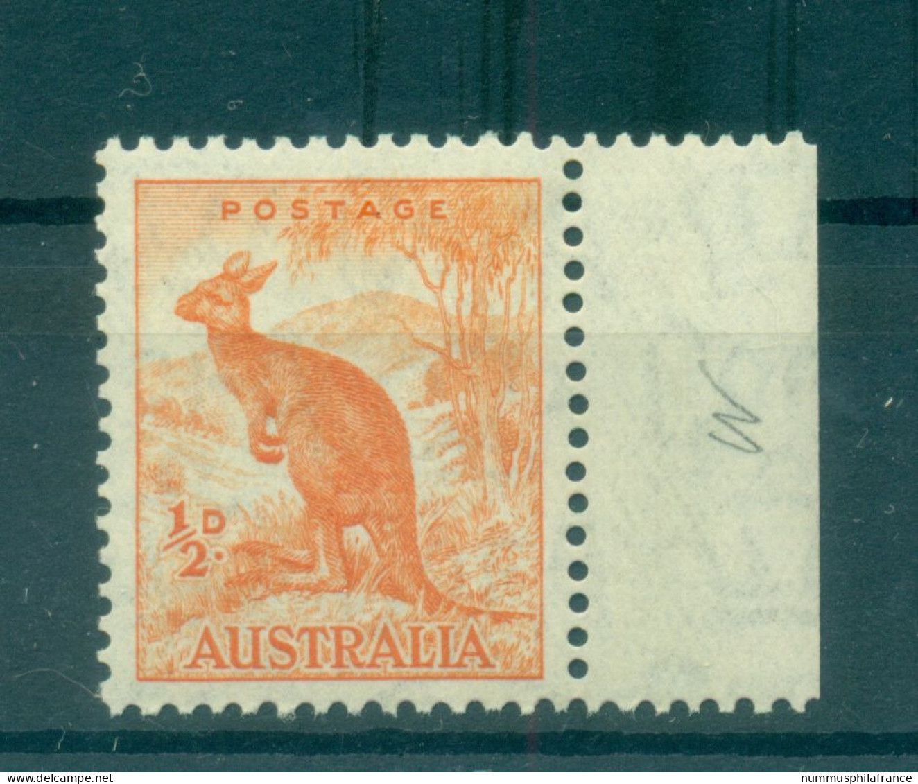 Australie 1937-38 - Y & T N. 110 (B) - Série Courante (Michel N. 137 A) - Ungebraucht