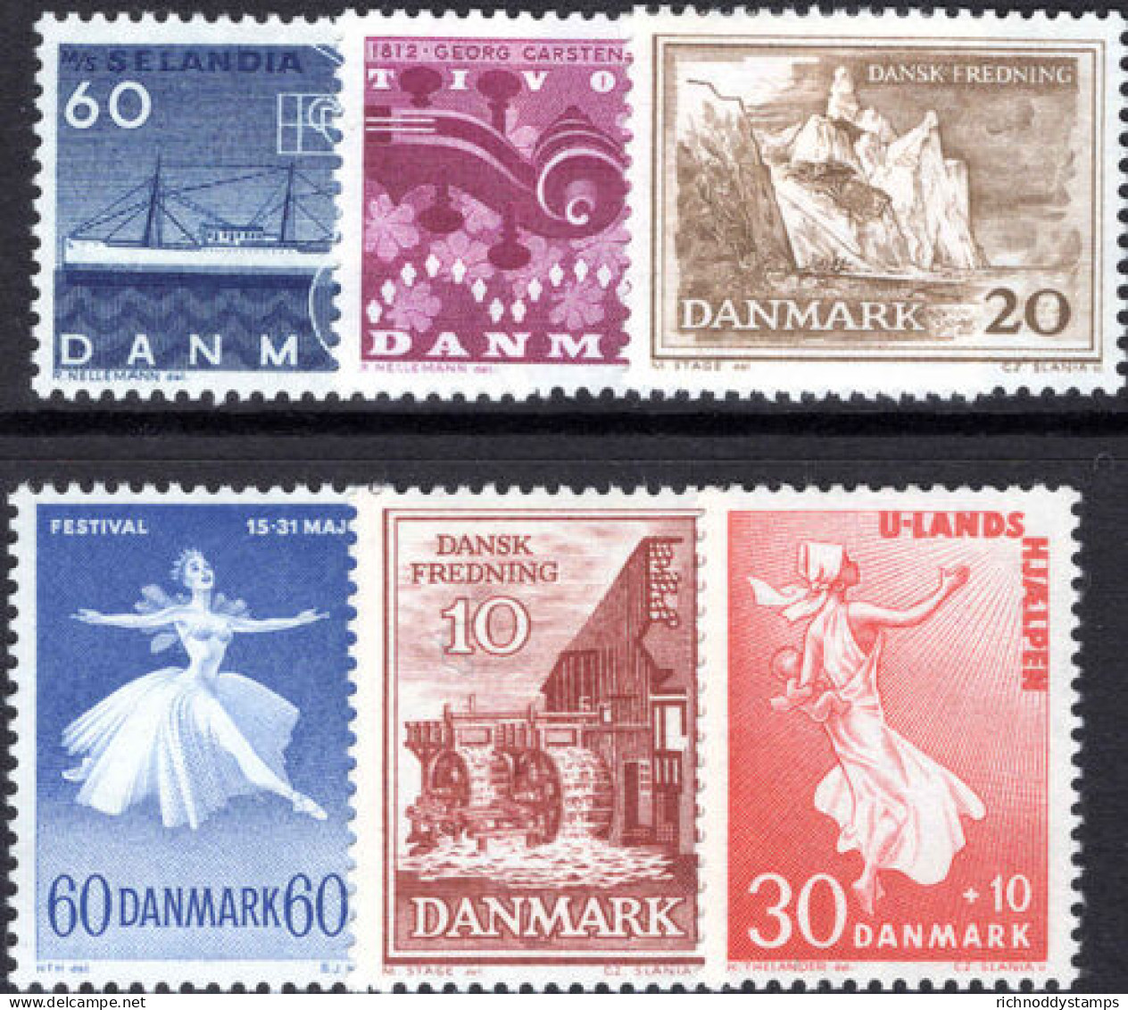 Denmark 1962 Commemorative Year Set Unmounted Mint. - Neufs