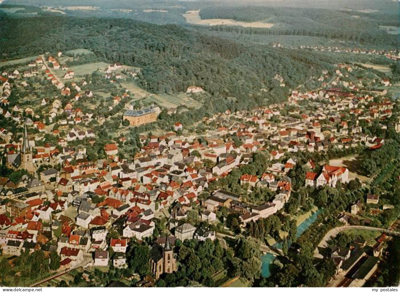 73953669 Menden__Sauerland Panorama Stadt Im Walde - Menden