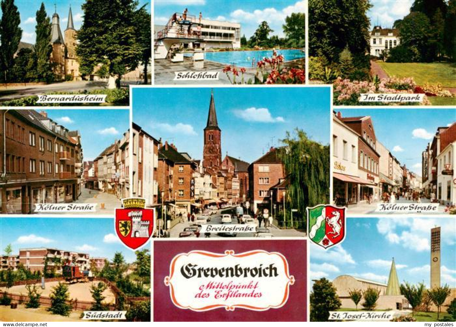 73953661 Grevenbroich_NRW Bernardusheim Schlossbad Stadtpark Koelner Strasse Bre - Grevenbroich