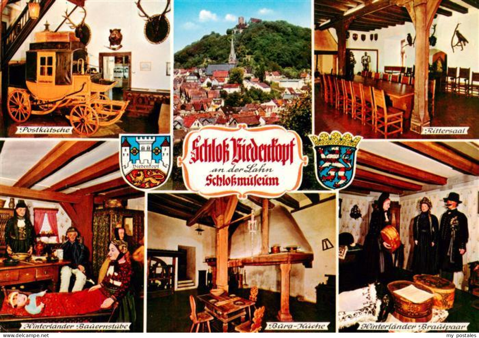 73953560 Biedenkopf_Lahn Schloss Schlossmuseum Postkutsche Rittersaal Bauernstub - Biedenkopf