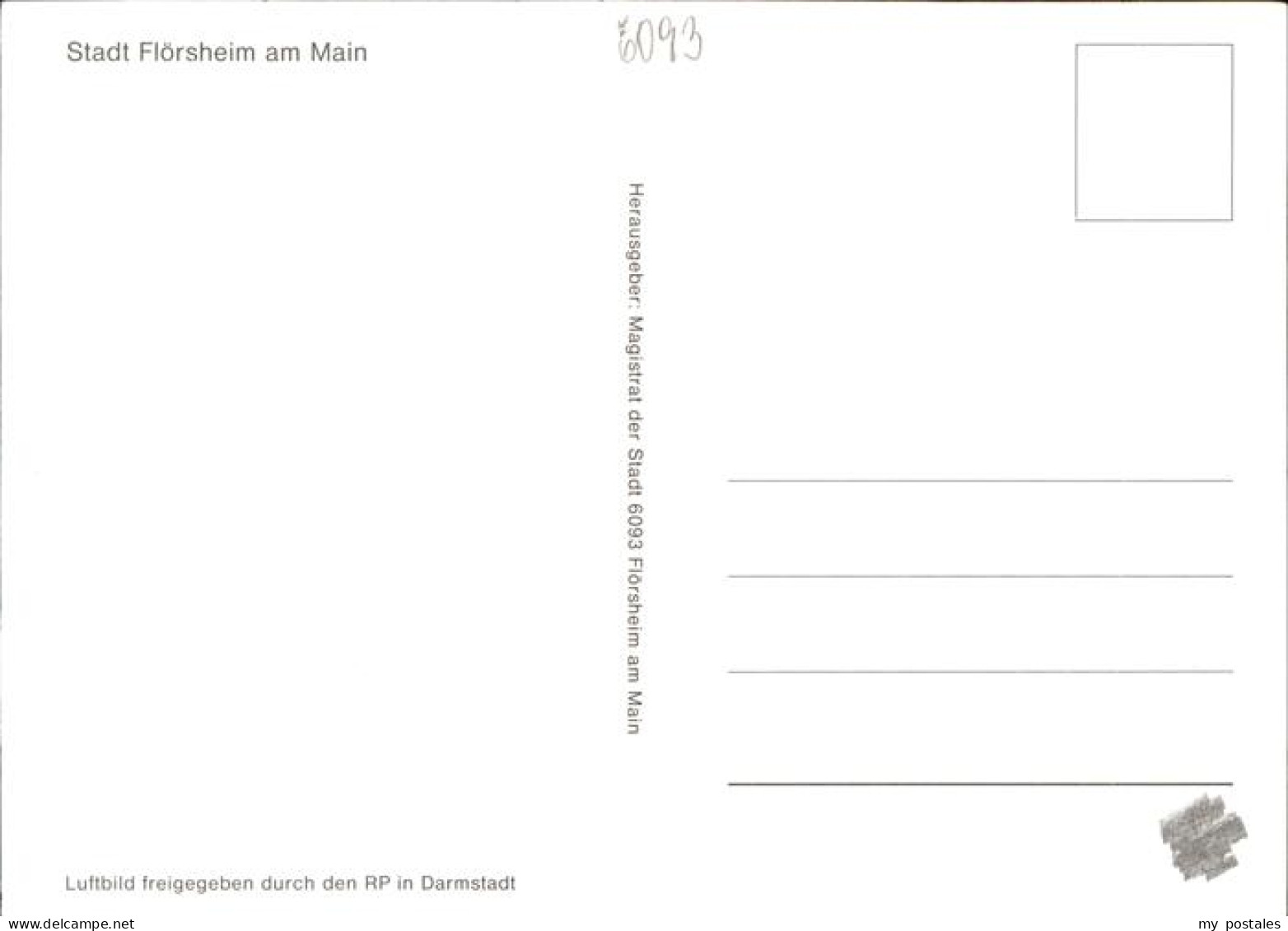 41286061 Floersheim Main Fliegeraufnahme Floersheim Main - Flörsheim