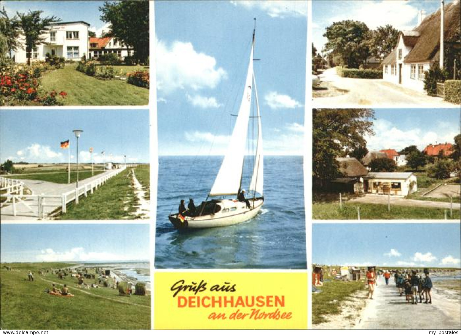 41285681 Deichhausen Strandpartie Segelboot Delmenhorst - Delmenhorst