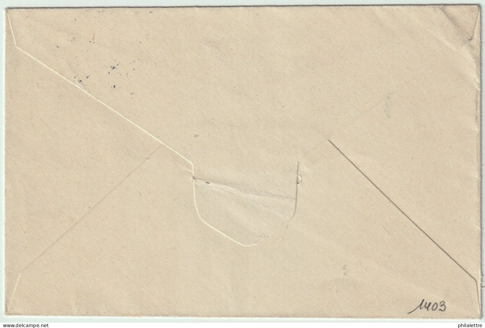 SUÈDE / SWEDEN 1922 (?) Facit 72 On 3ö/2ö Mi.U19Y Postal Envelope From KÄFLINGE To TIDAHOLM - Briefe U. Dokumente