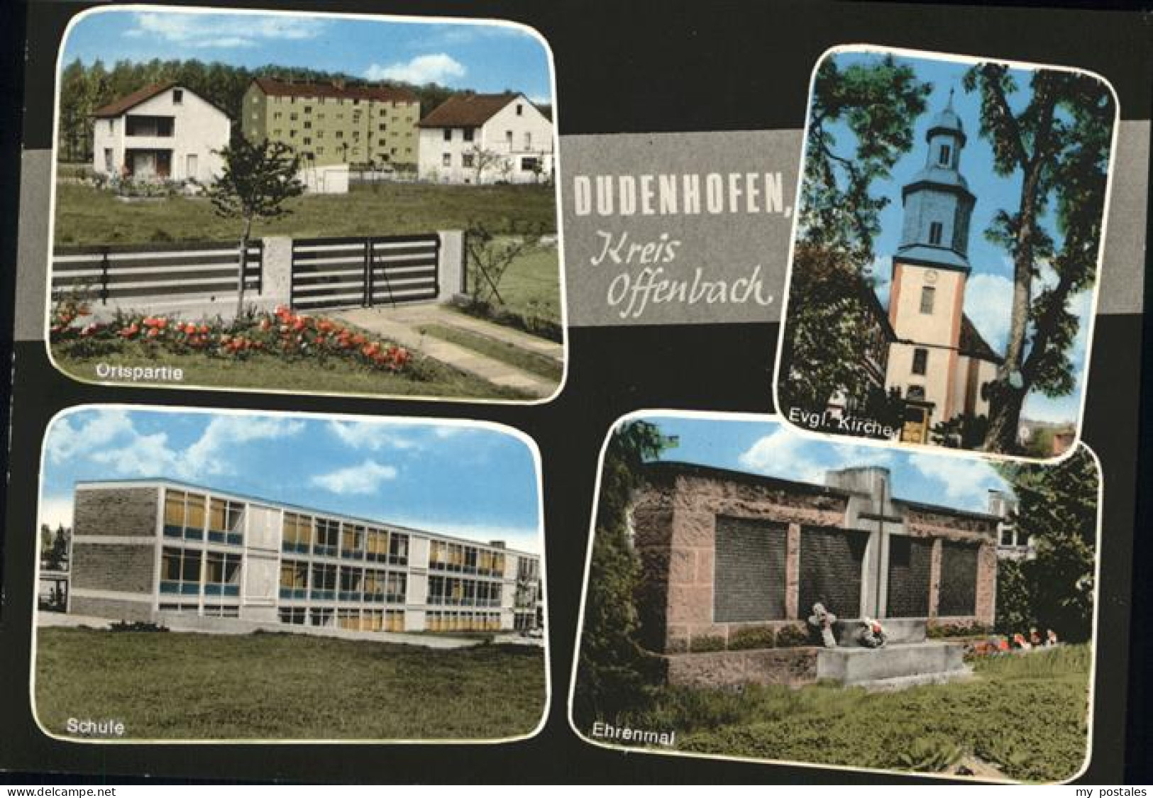 41285585 Dudenhofen Offenbach Main Kirche Schule Ehrenmal Rodgau - Rodgau