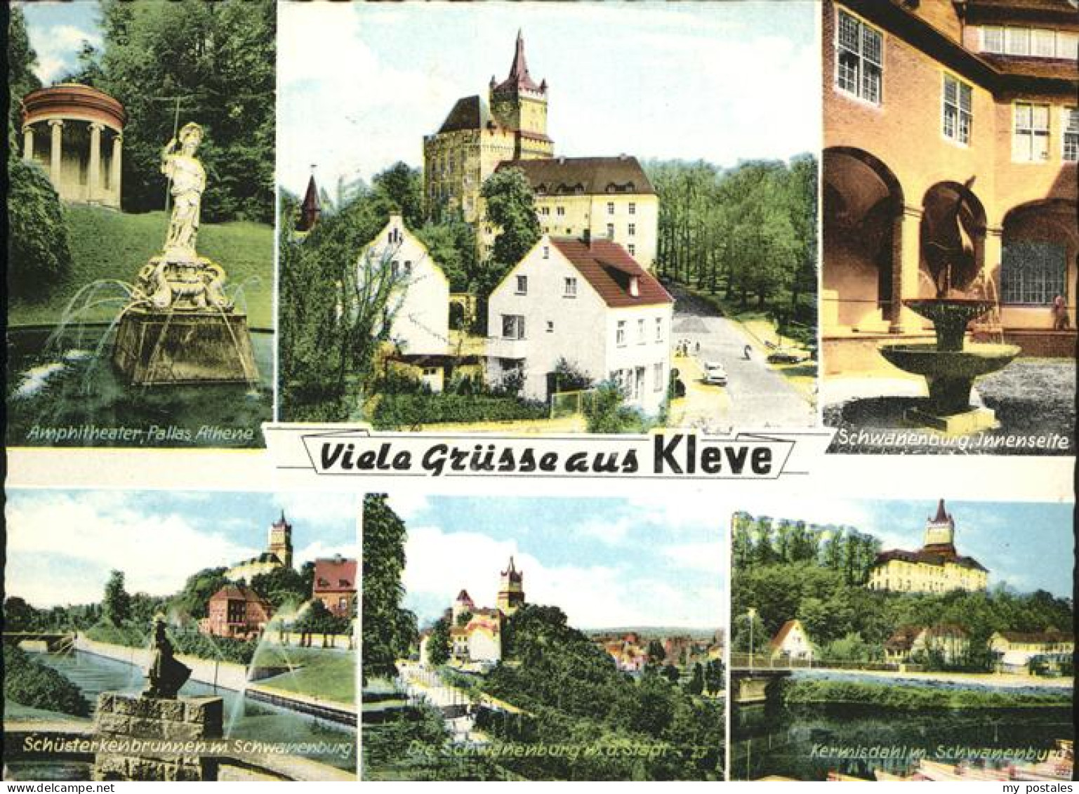 41284804 Kleve Schwanenburg Amphitheater Kermisdahl Kleve - Kleve