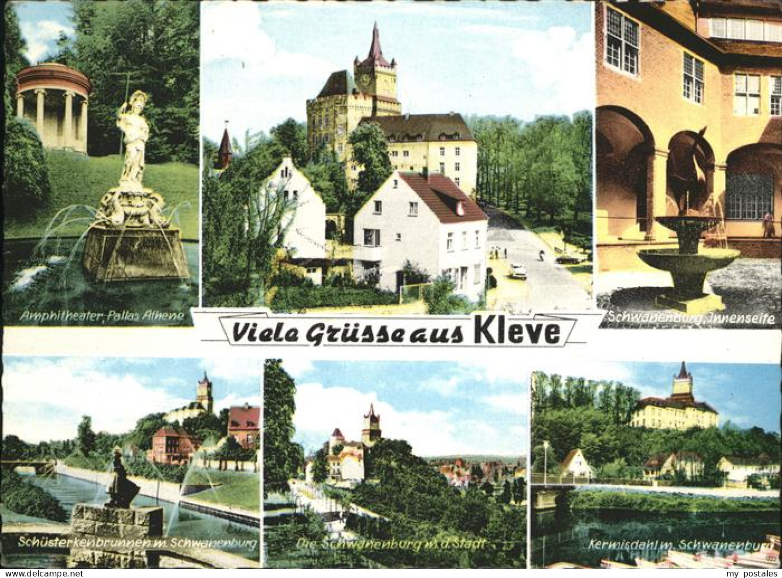 41284801 Kleve Schuesterkenbrunnen Kermisdahl Pallas Athene Kleve - Kleve