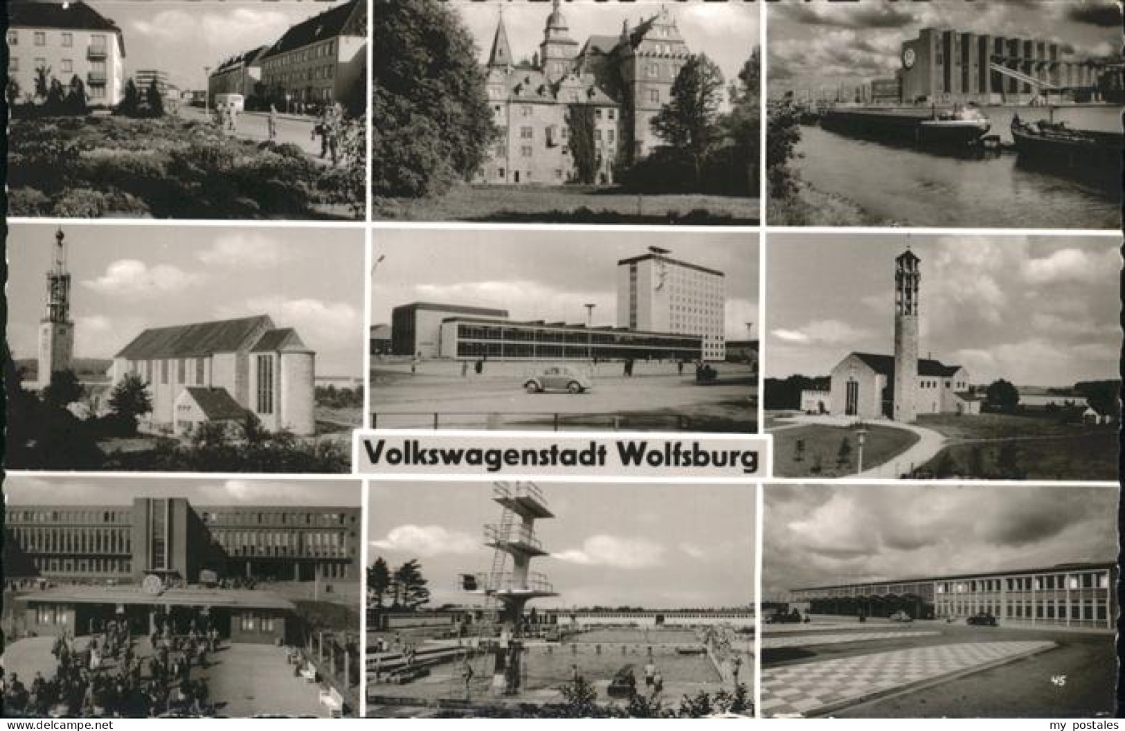 41283083 Wolfsburg Teilansichten Volkswagenstadt Wolfsburg VW Werk Kirche Wolfsb - Wolfsburg