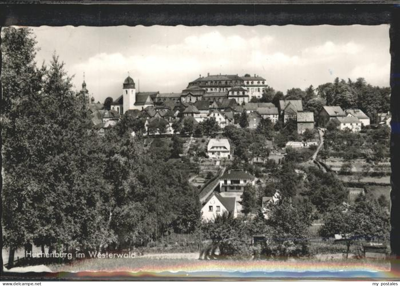 41283062 Hachenburg Westerwald Teilansicht Hachenburg Kirche Schloss Hachenburg - Hachenburg