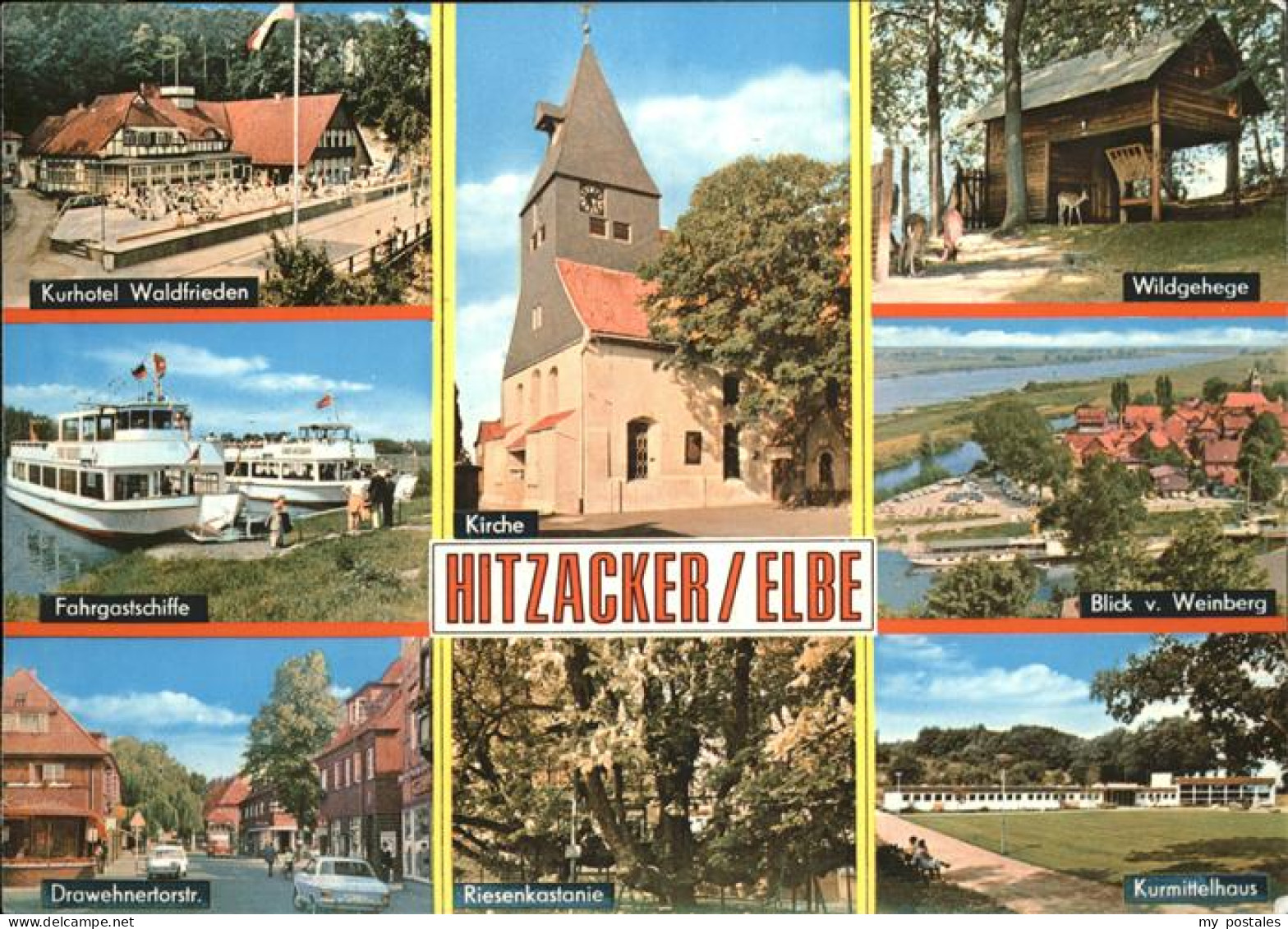 41282643 Hitzacker Elbe Kurhotel Waldfrieden Fahrgastschiff Drawehnertorstrasse  - Hitzacker