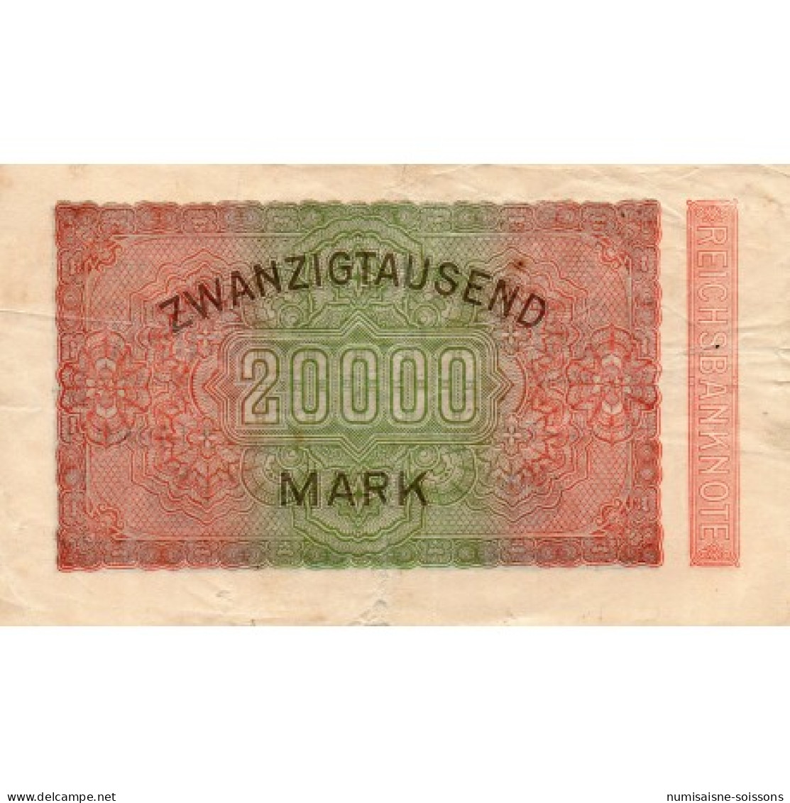 ALLEMAGNE - PICK 85 B - 20 000 MARK - 20/02/1923 - TB - Other & Unclassified