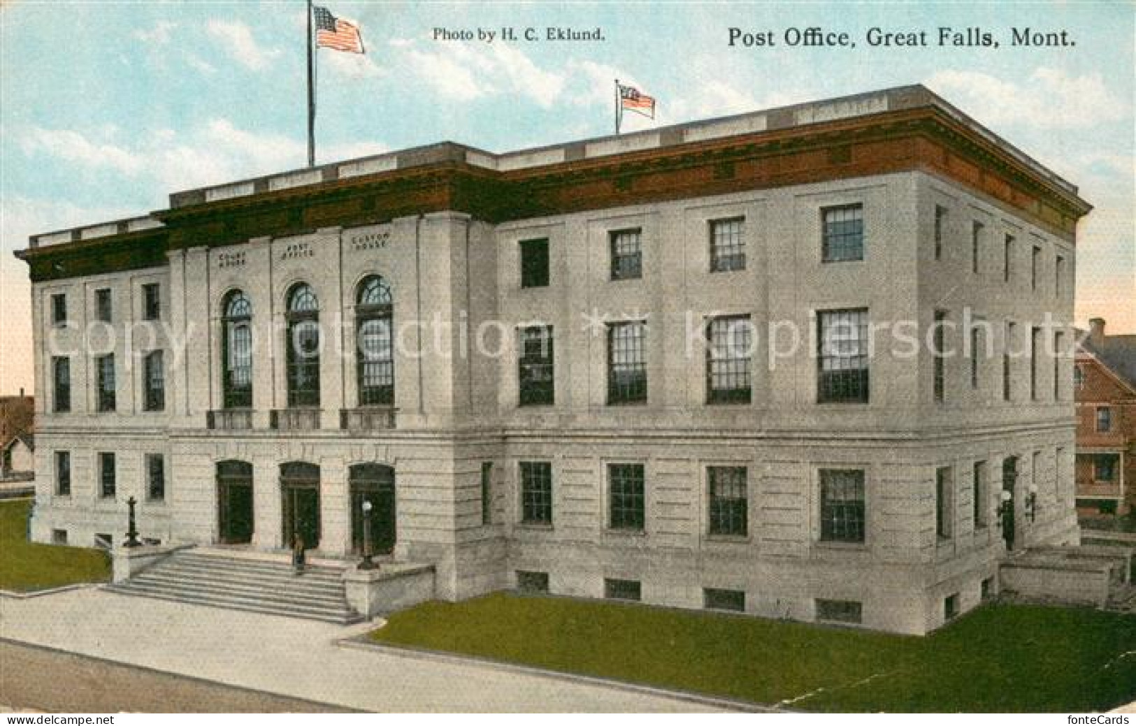 73783479 Great_Falls_Montana_USA Post Office - Altri & Non Classificati