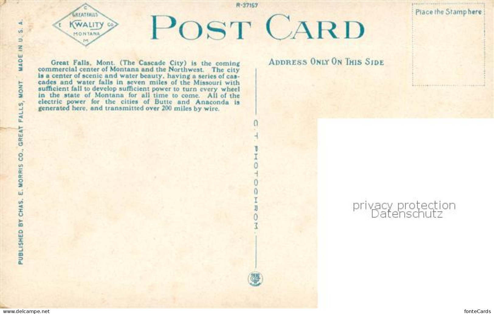 73783479 Great_Falls_Montana_USA Post Office - Sonstige & Ohne Zuordnung