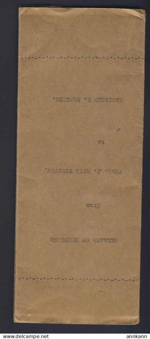 1934 Newfoundland Supreme Court Document W3x#NFR18-.25c & 2x#NFR25-$1.00 Stamp - Postal History