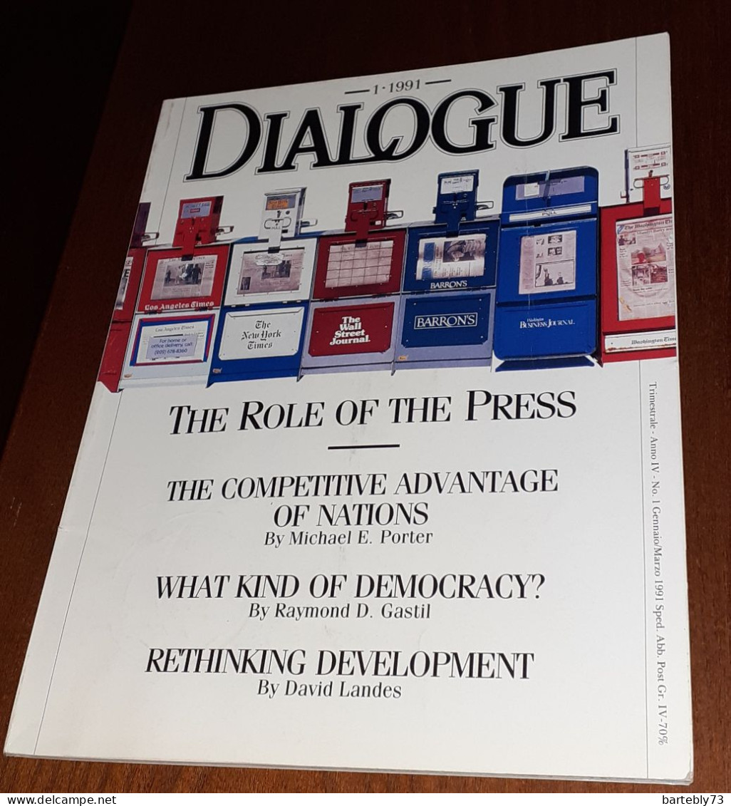Dialogue N. 1 - Gennaio/Marzo 1991 - 1950-Hoy