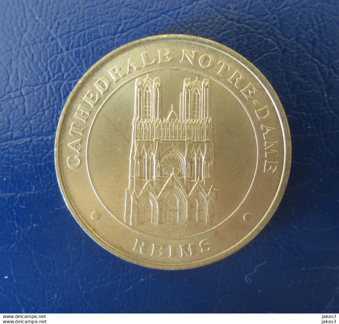 MONNAIE DE PARIS -  MÉDAILLE SOUVENIR - CATHEDRALE NOTRE DAME DE REIMS - ANNÉE  2001 - 2001