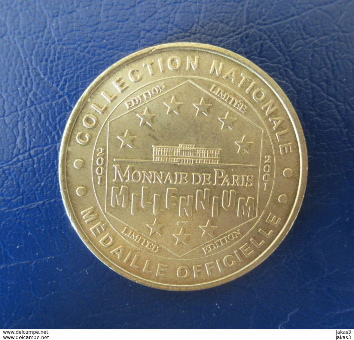 MONNAIE DE PARIS -  MÉDAILLE SOUVENIR - CATHEDRALE NOTRE DAME DE REIMS - ANNÉE  2001 - 2001