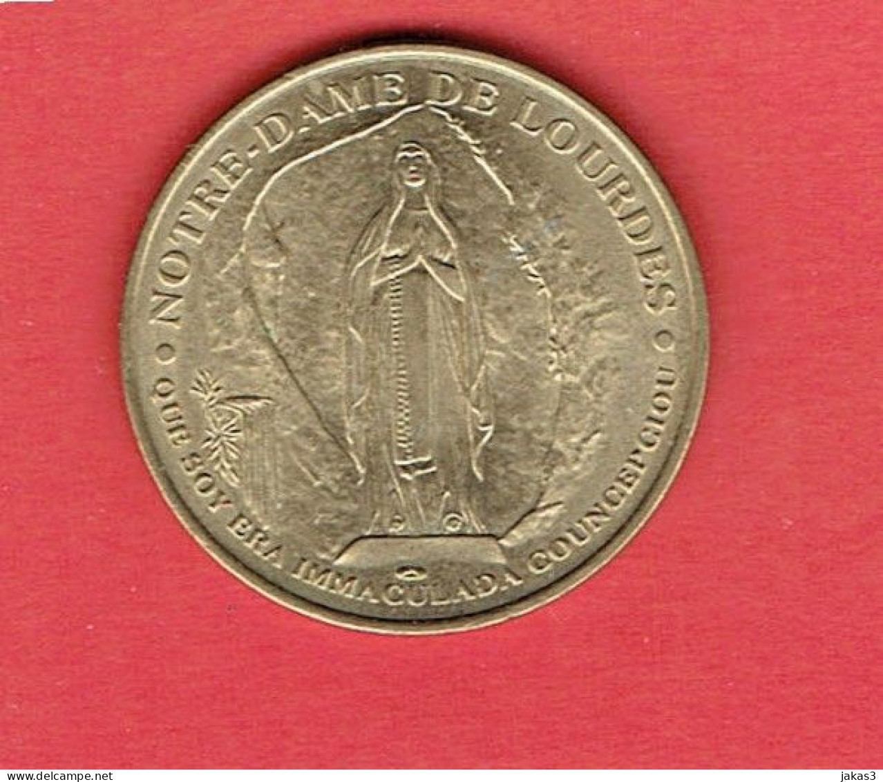 MONNAIE DE PARIS -  MÉDAILLE SOUVENIR -  NOTRE DAME DE LOURDES - JUBILAEUM A.D. 2000 - LOURDES - NON DATÉ - ANNÉE  2000 - Ohne Datum