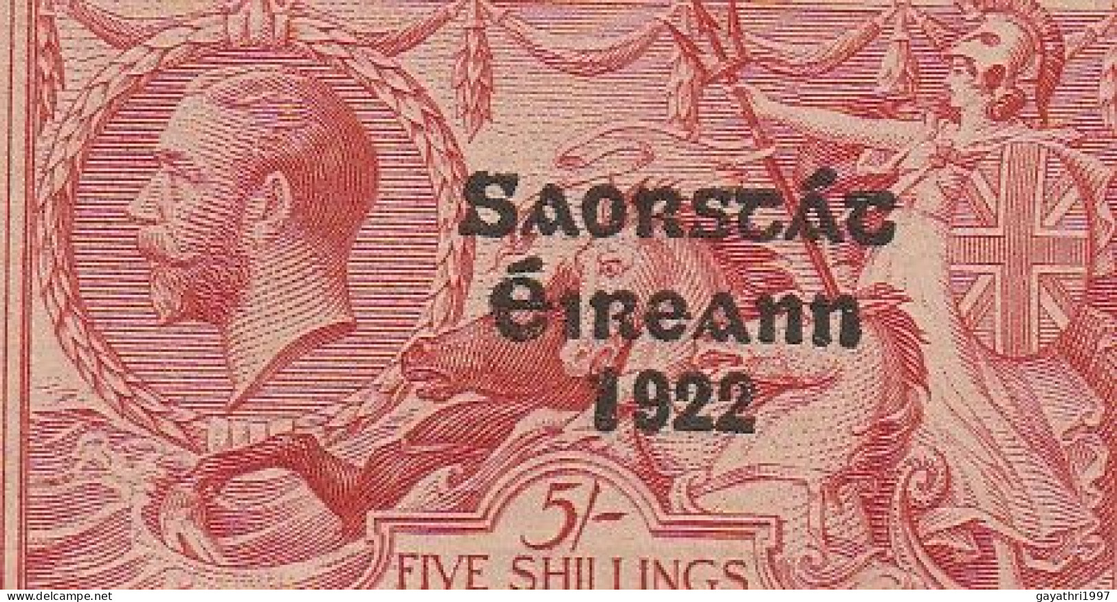 Ireland 1922-23 Irish Free State SG65 Variety 9 And 2 Joined (1st Two Stamps) 3rd Is Normal And S Also Broken (saorscac - Unused Stamps