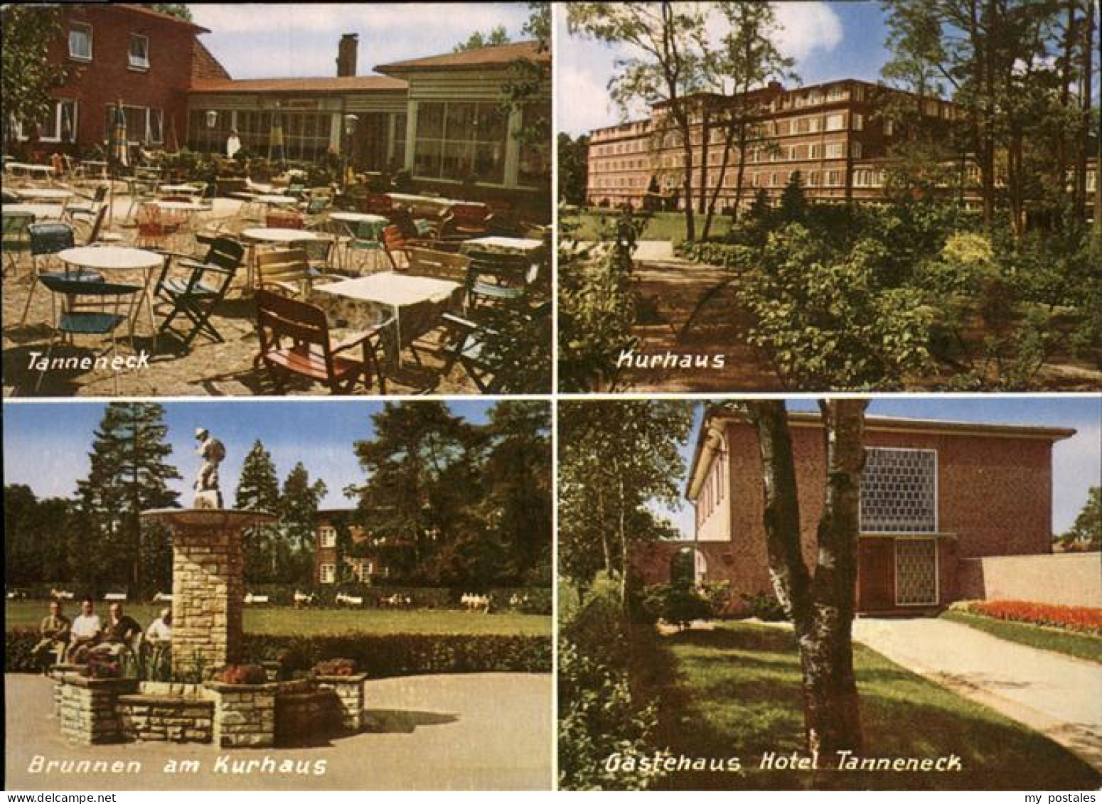 41281382 Bad Bramstedt Haus Tanneneck Gaestehaus Brunnen Kurhaus Bad Bramstedt - Bad Bramstedt