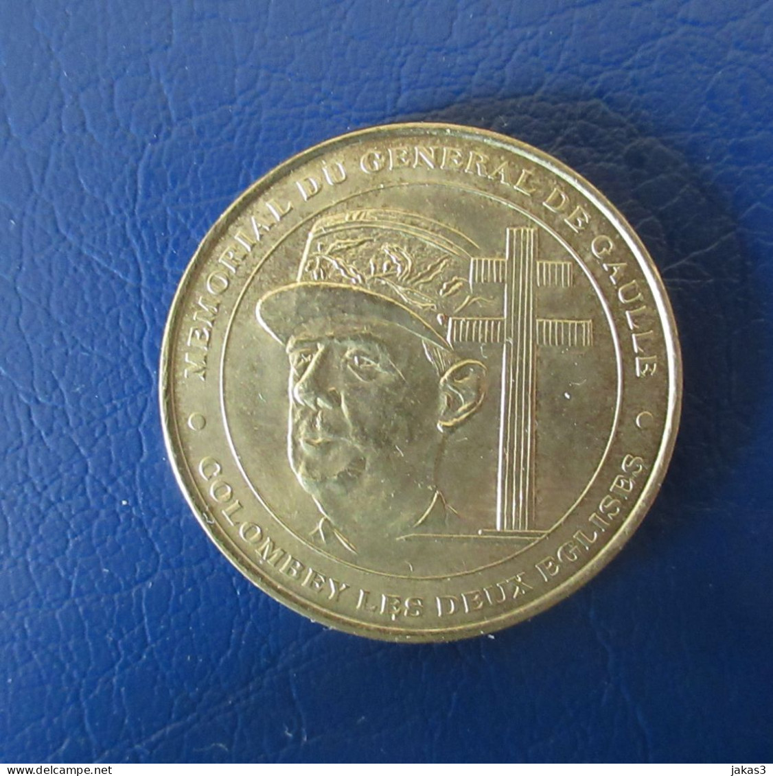 MONNAIE DE PARIS -  MÉDAILLE SOUVENIR - MEMORIAL DU GENERAL DE GAULLE  - COLOMBEY LES DEUX EGLISES -  ANNÉE  2000 - 2000