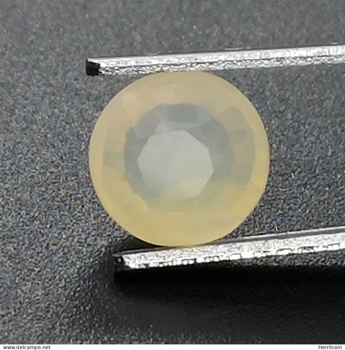 Opale Commune Éthiopienne: 1.00 Carat | Ronde | Translucide - Opaal