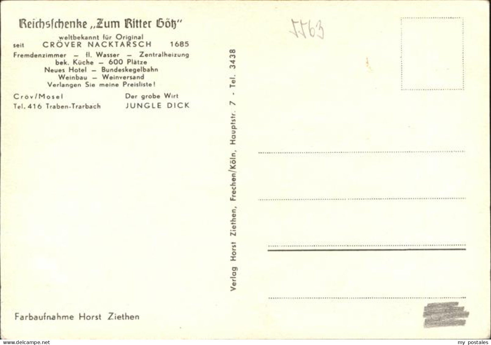 41278376 Kroev Mosel Reichsschenke Zum Ritter Goetz Koevenig - Kroev