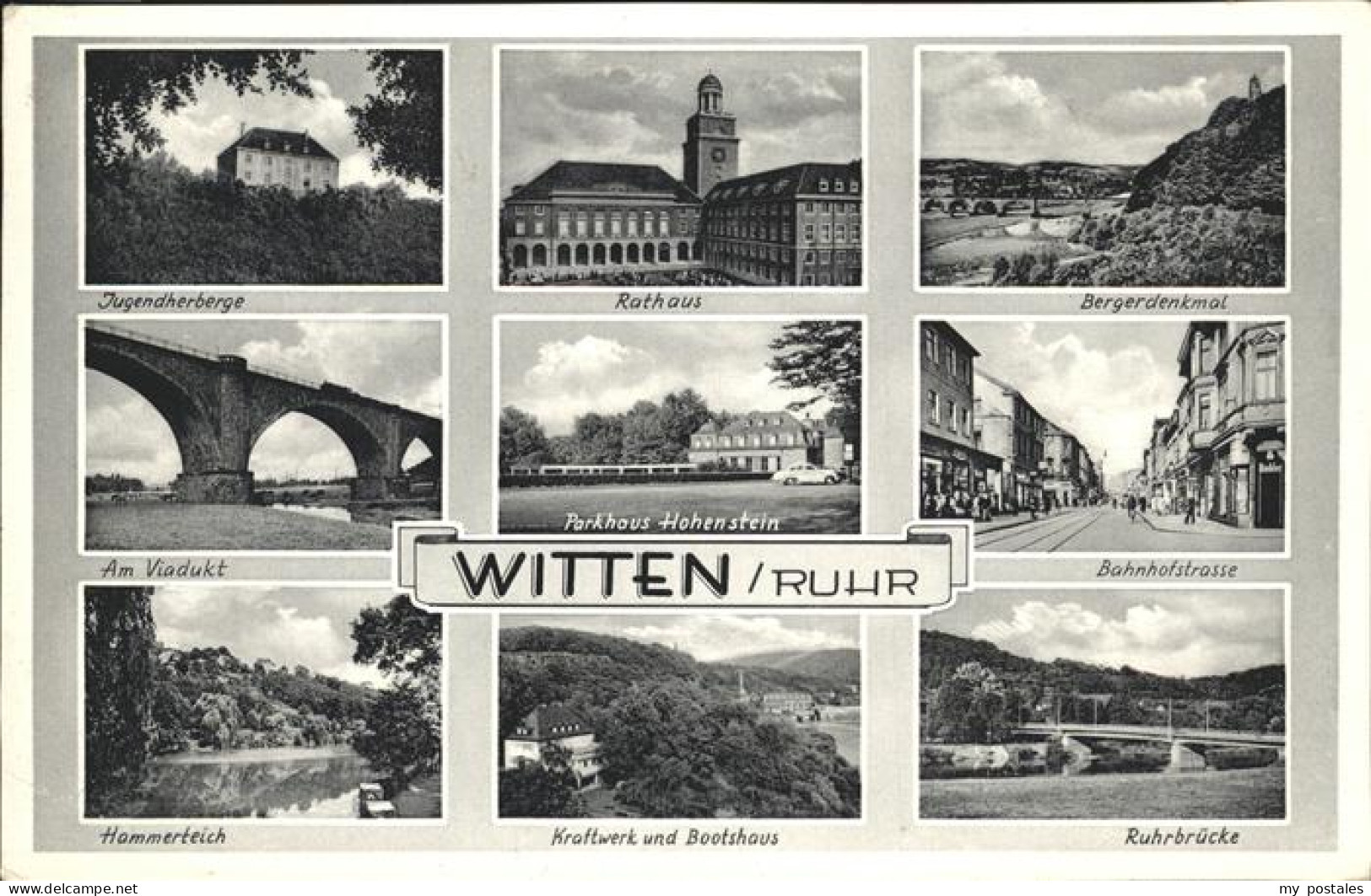 41278290 Witten Ruhr Bergerdenkmal Jugendherberge Rathaus Annen - Witten