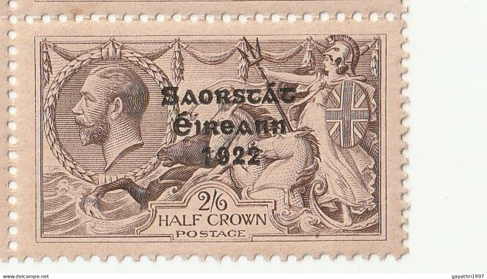 Ireland 1922-23 Irish free state SG64? with Variety DOT after S IN many STAMPS,TOTAL19 STAMPS .block OF 12 AND Block of6