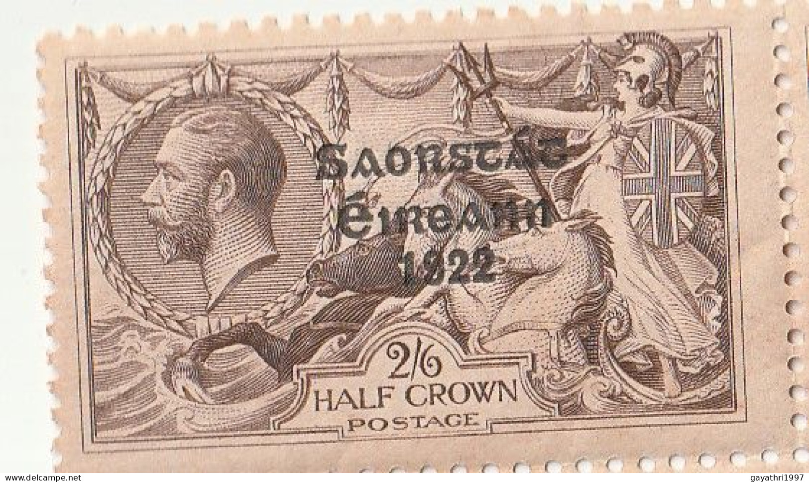 Ireland 1922-23 Irish free state SG64? with Variety DOT after S IN many STAMPS,TOTAL19 STAMPS .block OF 12 AND Block of6