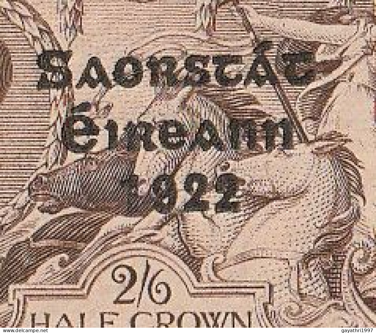 Ireland 1922-23 Irish free state SG64? with Variety DOT after S IN many STAMPS,TOTAL19 STAMPS .block OF 12 AND Block of6