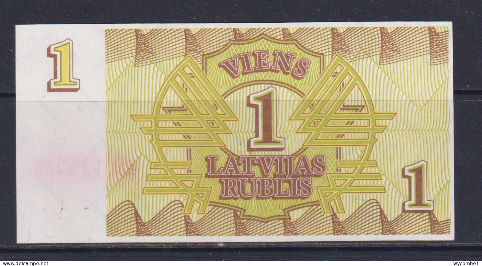 LATVIA - 1992 1 Rublis UNC Banknote - Letland