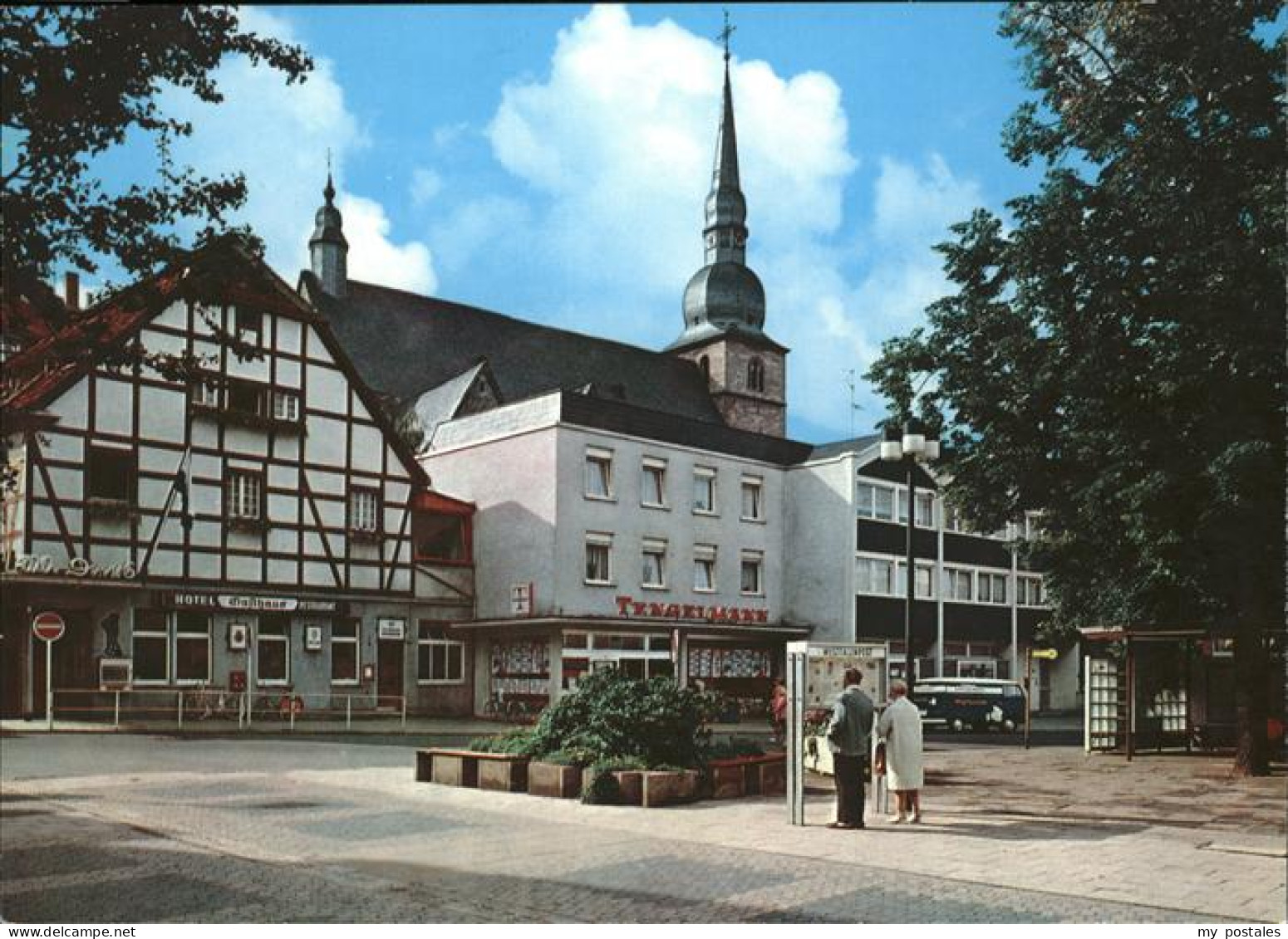 41277545 Werl Westfalen Marktstr. St. Walburga Probsteikirche Blumenthal - Werl