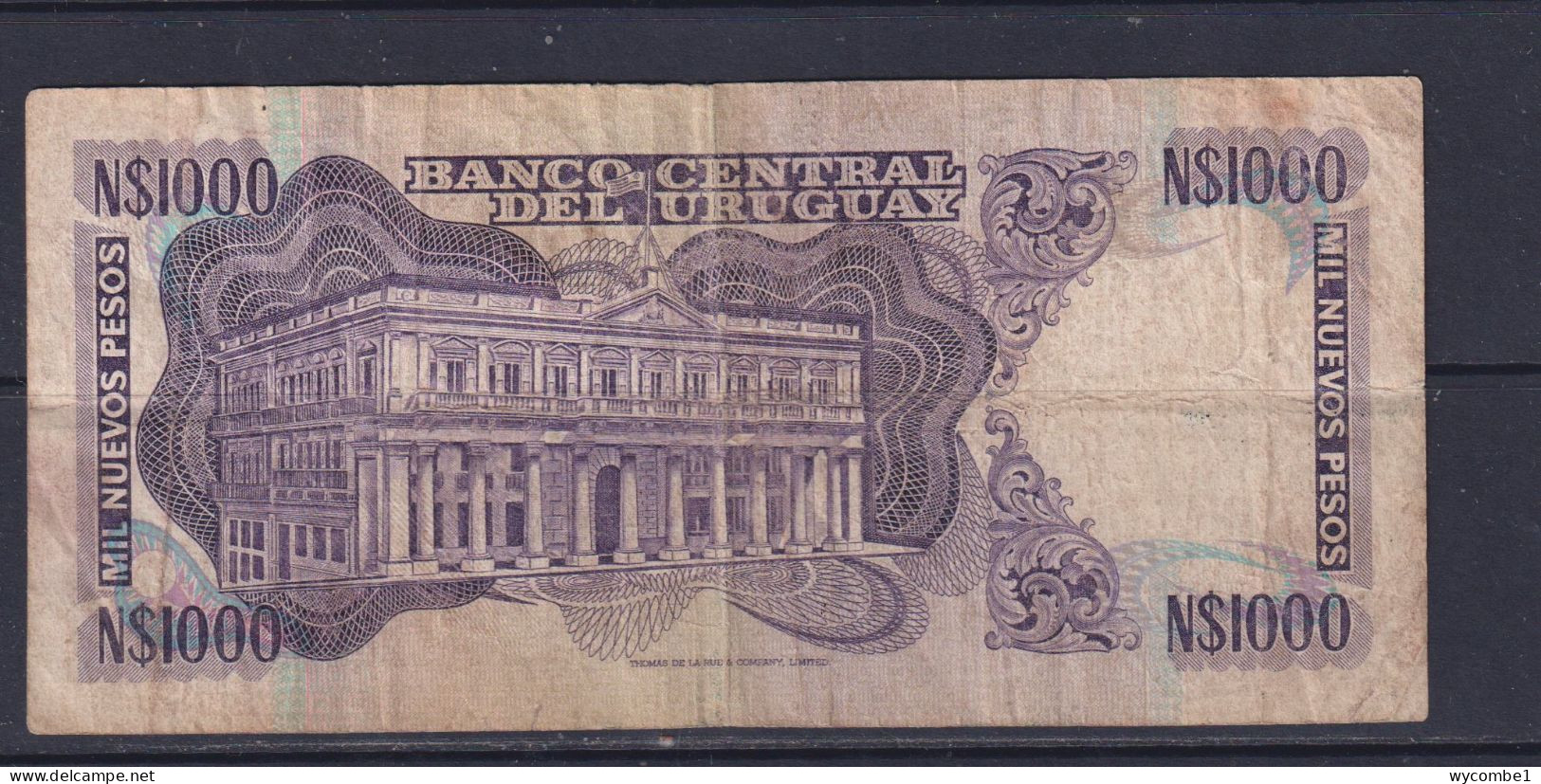 URUGUAY - 1992 1000 Pesos Circulated Banknote - Uruguay